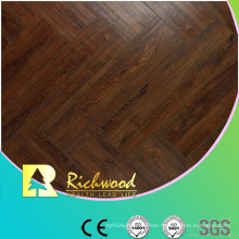 12mm HDF Embossed Hickory V-Grooved Waxed Edged Lamiante Floor